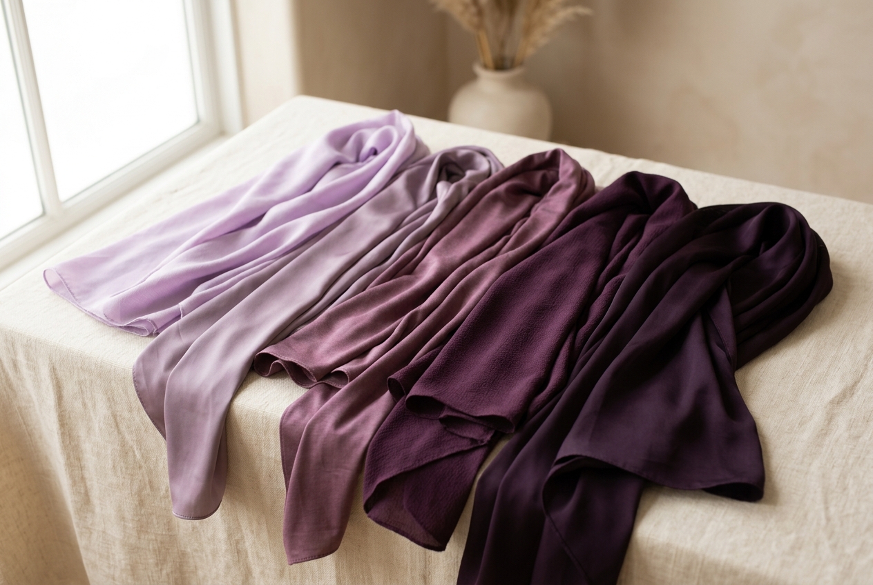 The LAMSAH Purple colour family