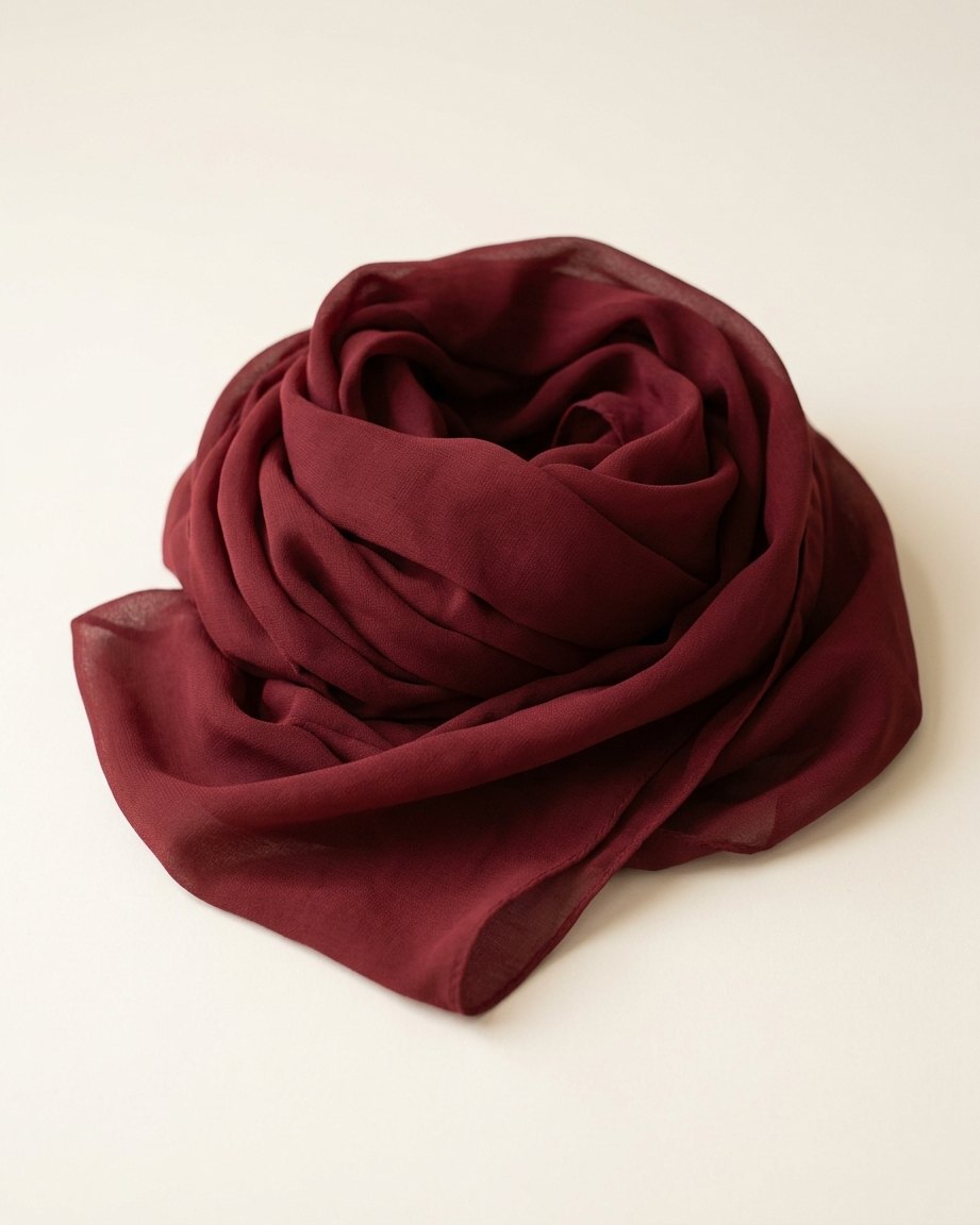 LAMSAH Hijab hijab in Blood Red