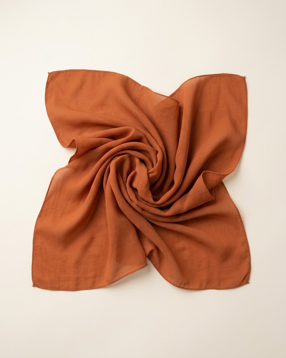 LAMSAH Hijab hijab in Burnt Orange
