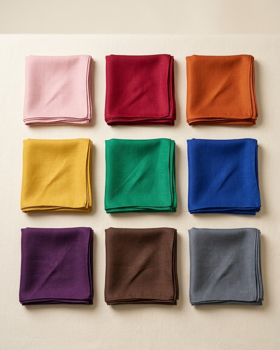 The Complete LAMSAH Colour Collection hijab in All Nine Colour Families