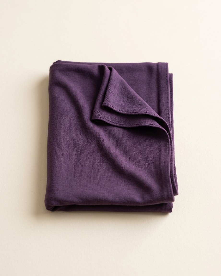 LAMSAH Hijab hijab in Deep Purple