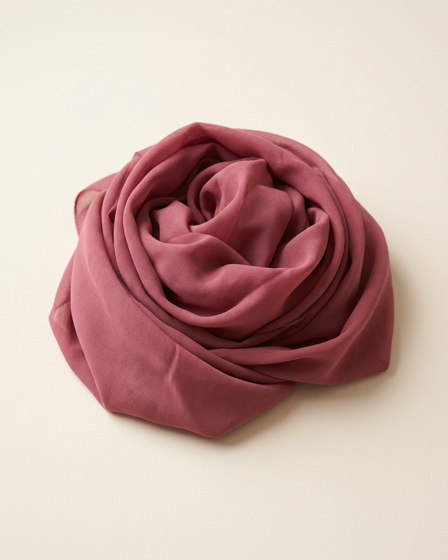 LAMSAH Hijab hijab in Deep Rose