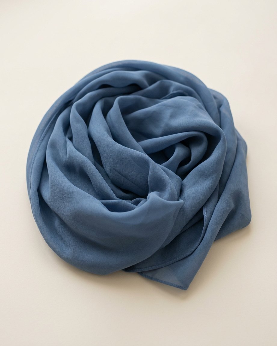LAMSAH Hijab hijab in Denim Blue