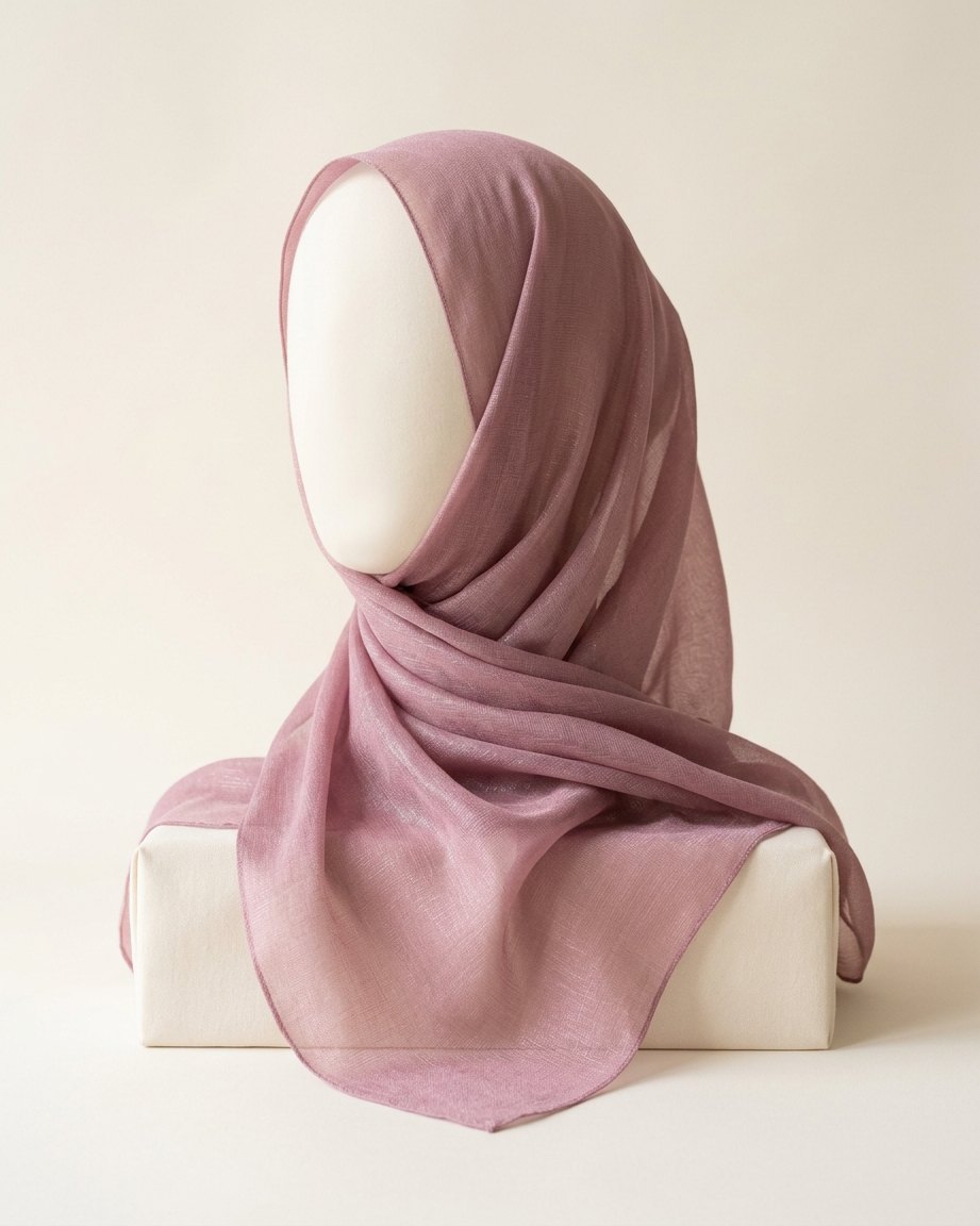 LAMSAH Hijab hijab in Mauve Pink