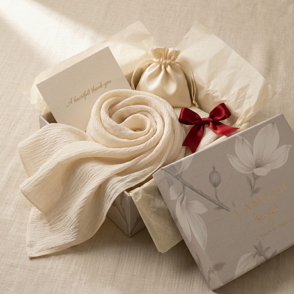 Lulu in LAMSAH gift packaging
