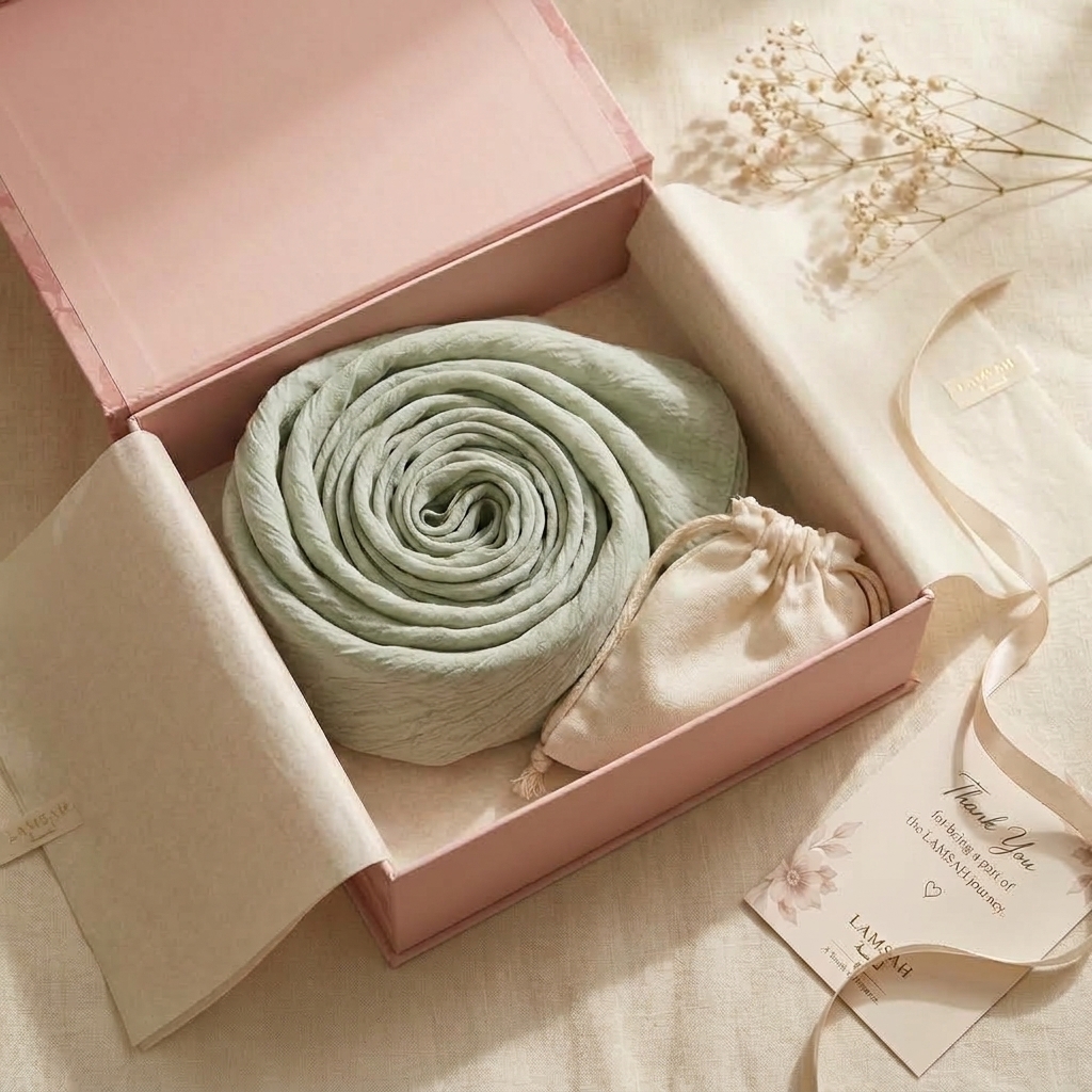 Nasma in LAMSAH gift packaging