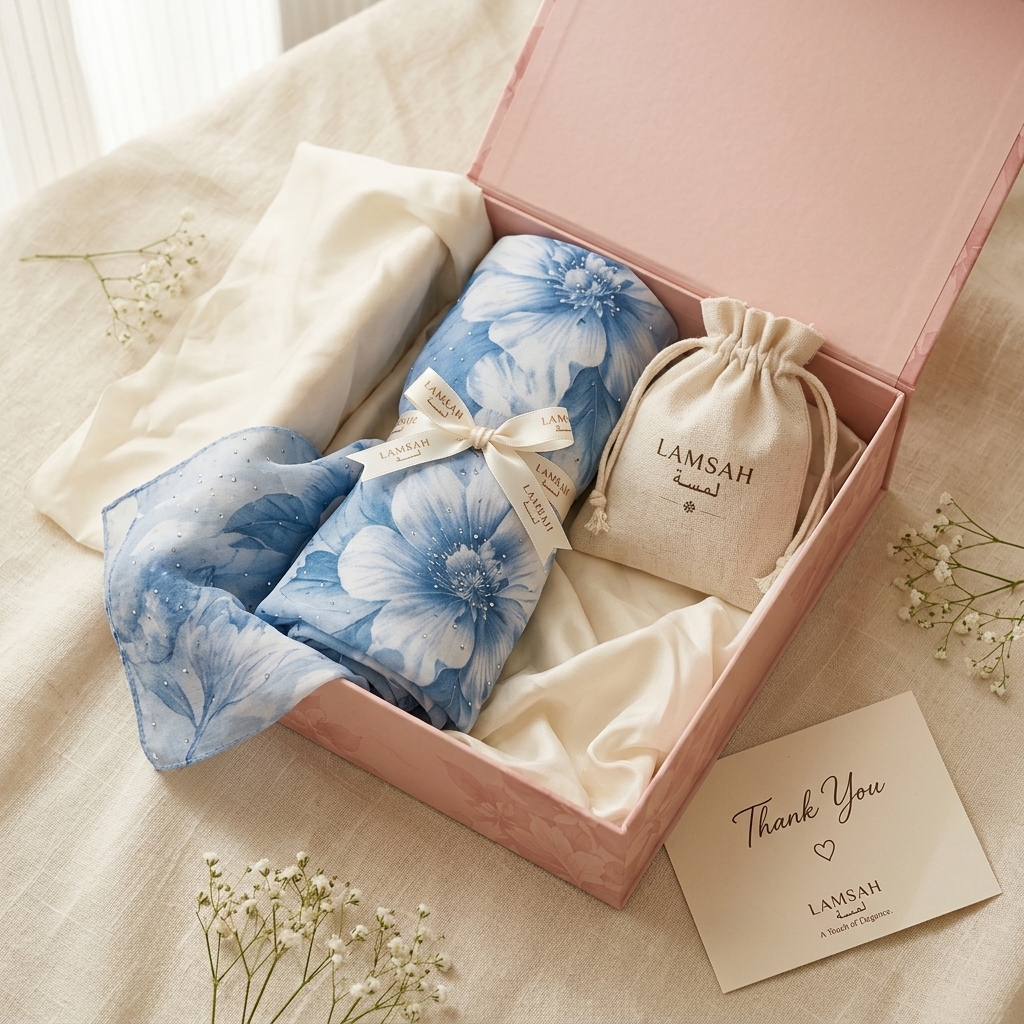 Mawj in LAMSAH gift packaging