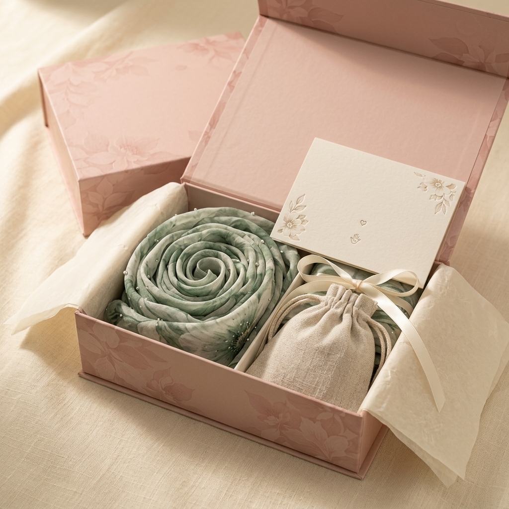 Rawda in LAMSAH gift packaging