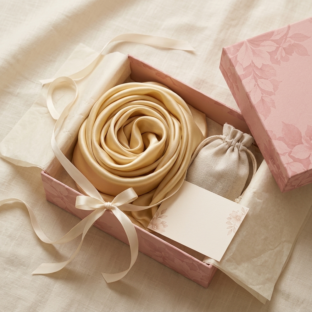Shams in LAMSAH gift packaging