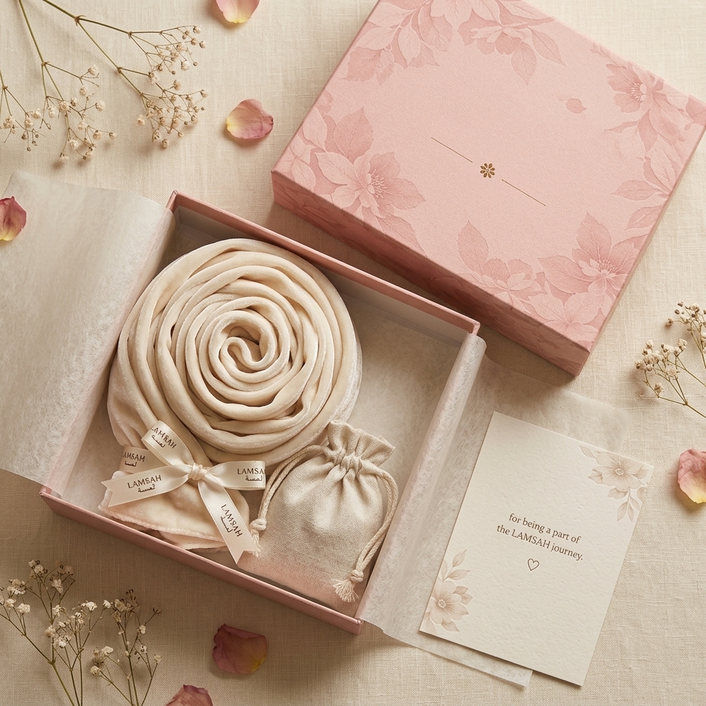 Sada in LAMSAH gift packaging