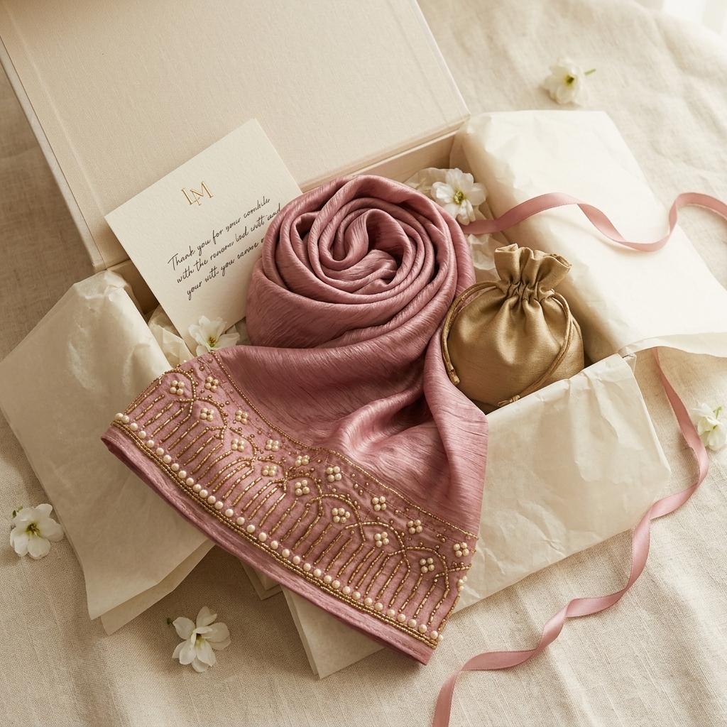 Qamar in LAMSAH gift packaging