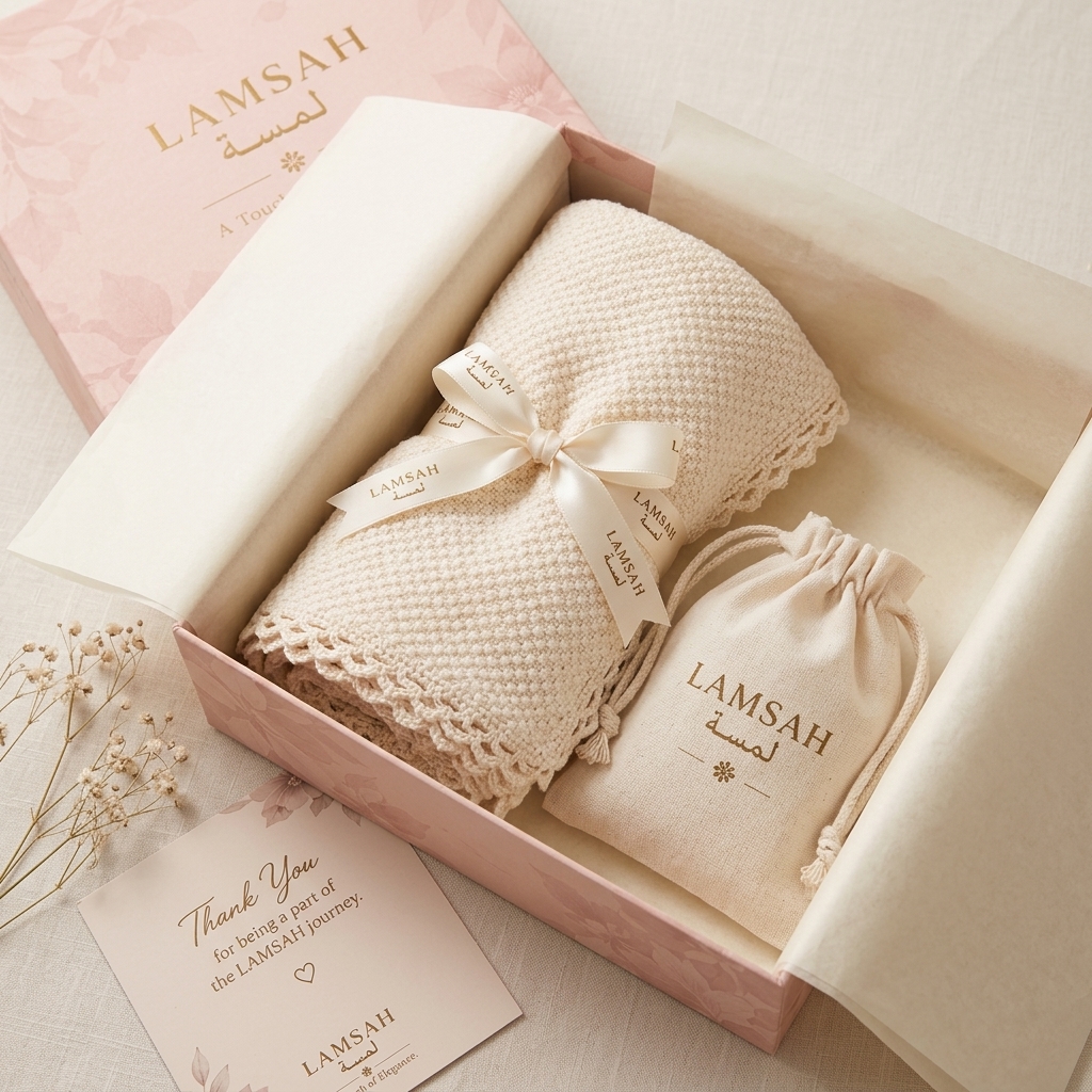 Durra in LAMSAH gift packaging