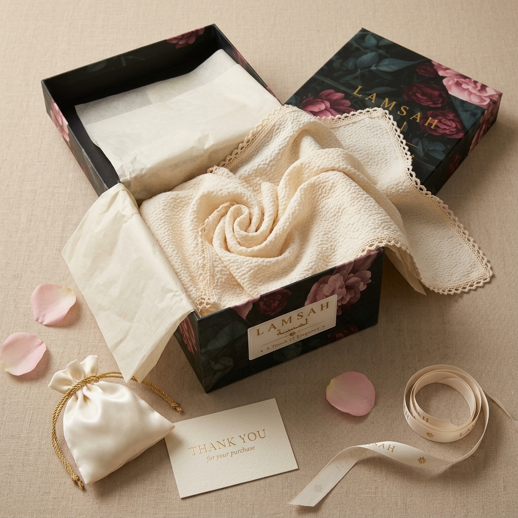 Qishta in LAMSAH gift packaging