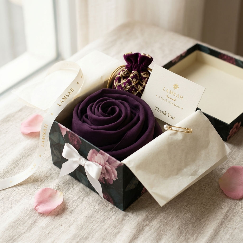 Banafsaj in LAMSAH gift packaging
