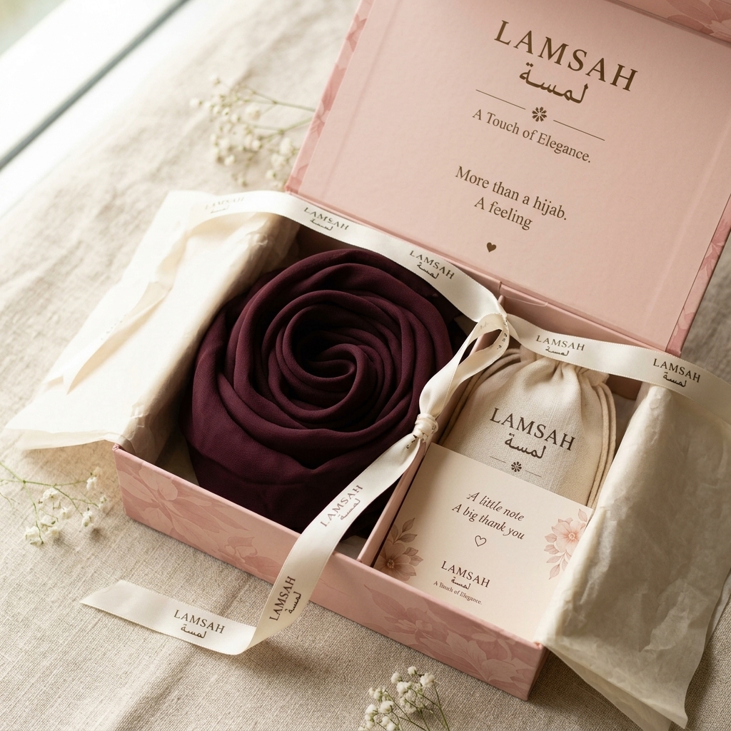 Khamri in LAMSAH gift packaging