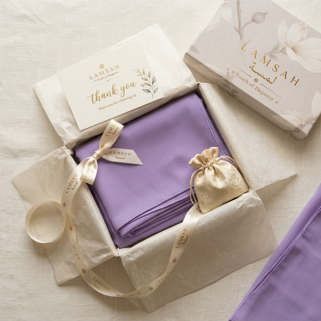 Khuzama in LAMSAH gift packaging