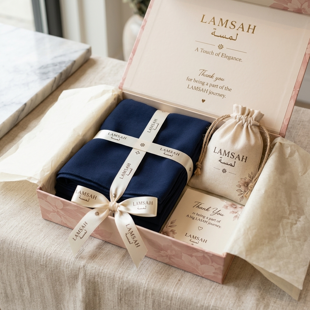 Layl in LAMSAH gift packaging