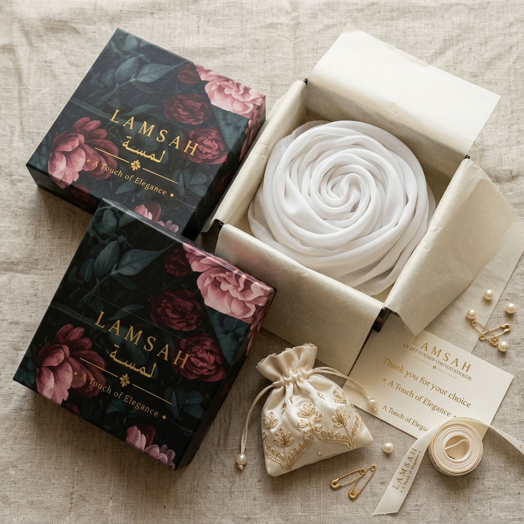 Lulu in LAMSAH gift packaging