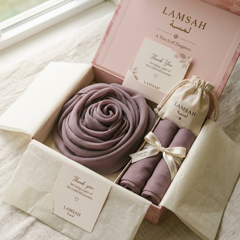 Misk in LAMSAH gift packaging