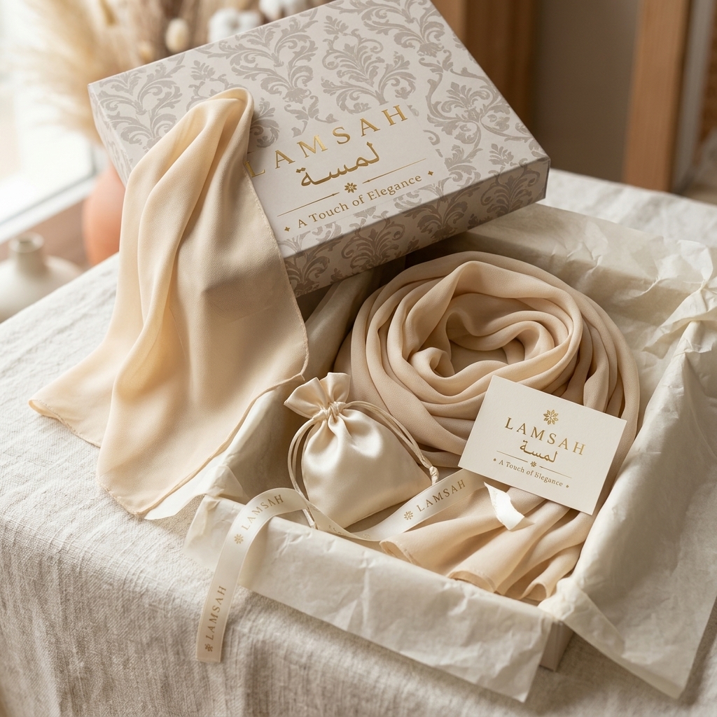 Qishta in LAMSAH gift packaging
