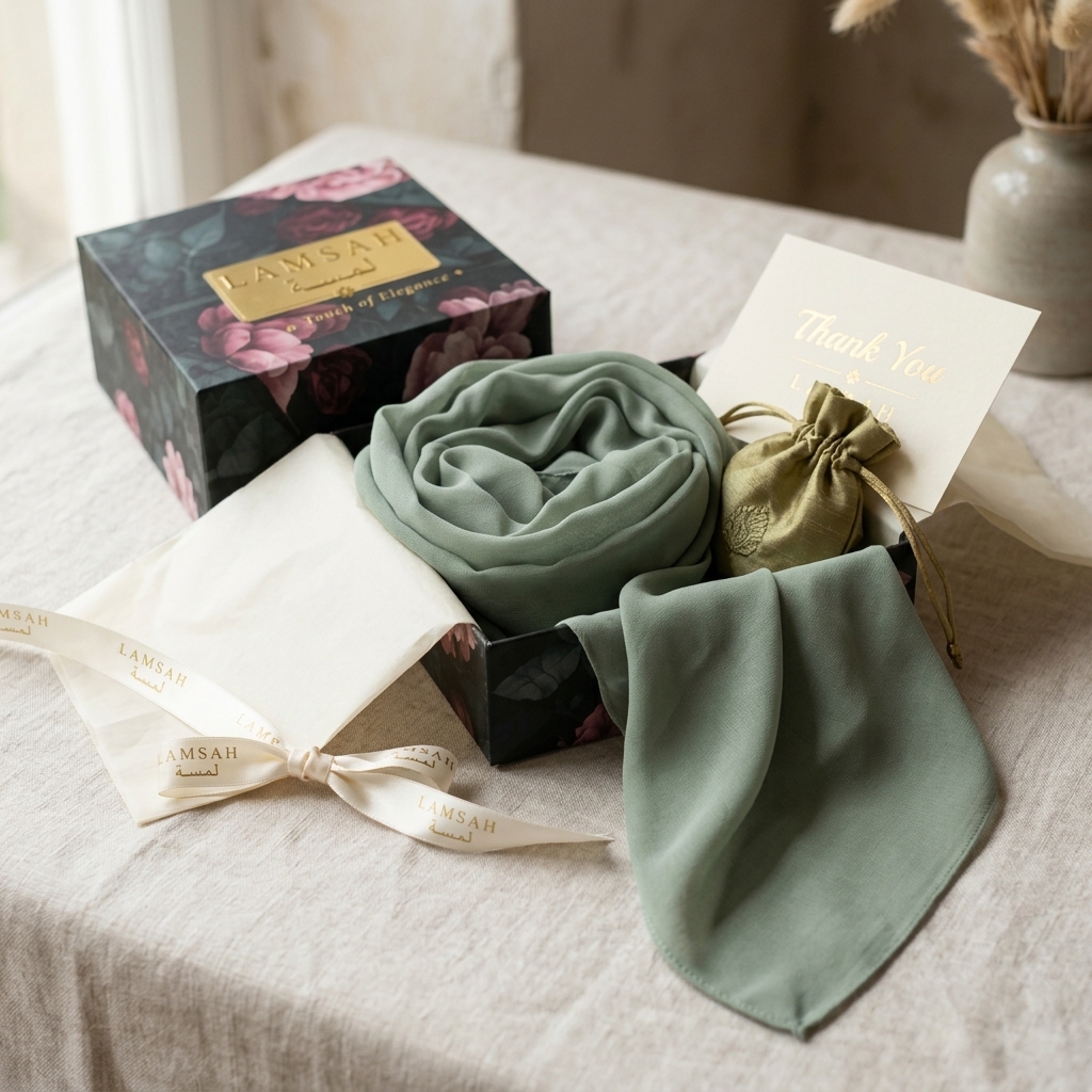 Rayhan in LAMSAH gift packaging