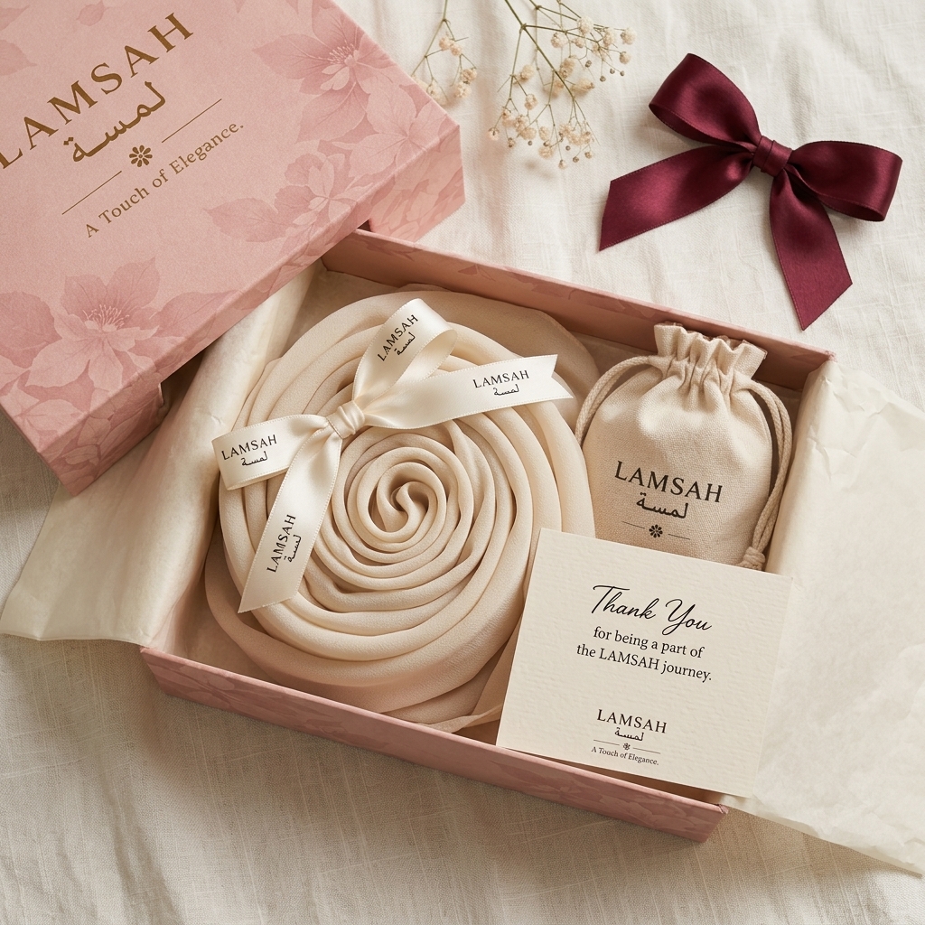Sadaf in LAMSAH gift packaging