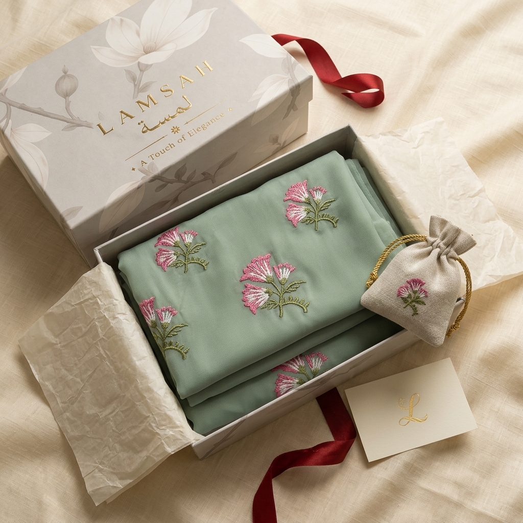 Rayhan in LAMSAH gift packaging