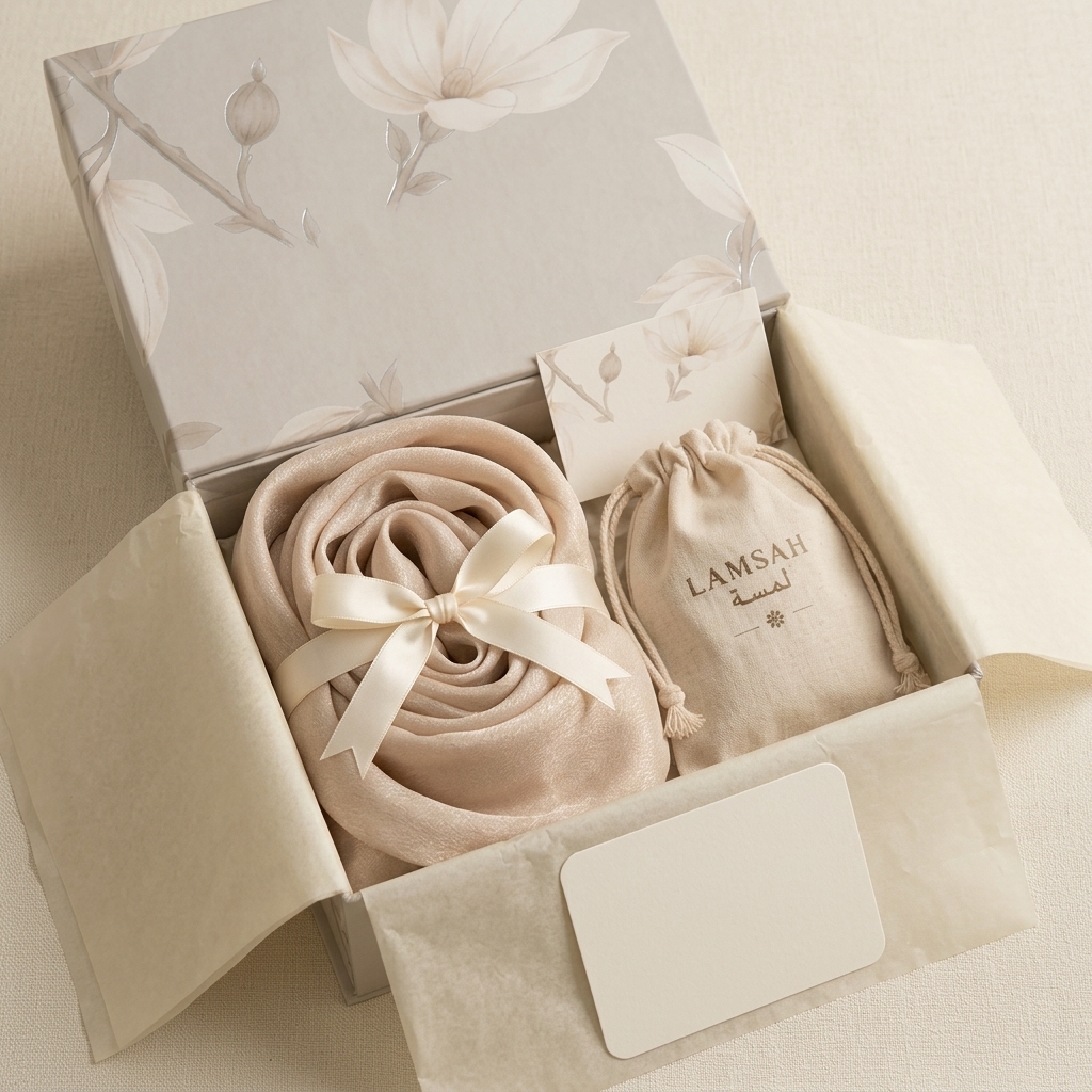 Qamar in LAMSAH gift packaging
