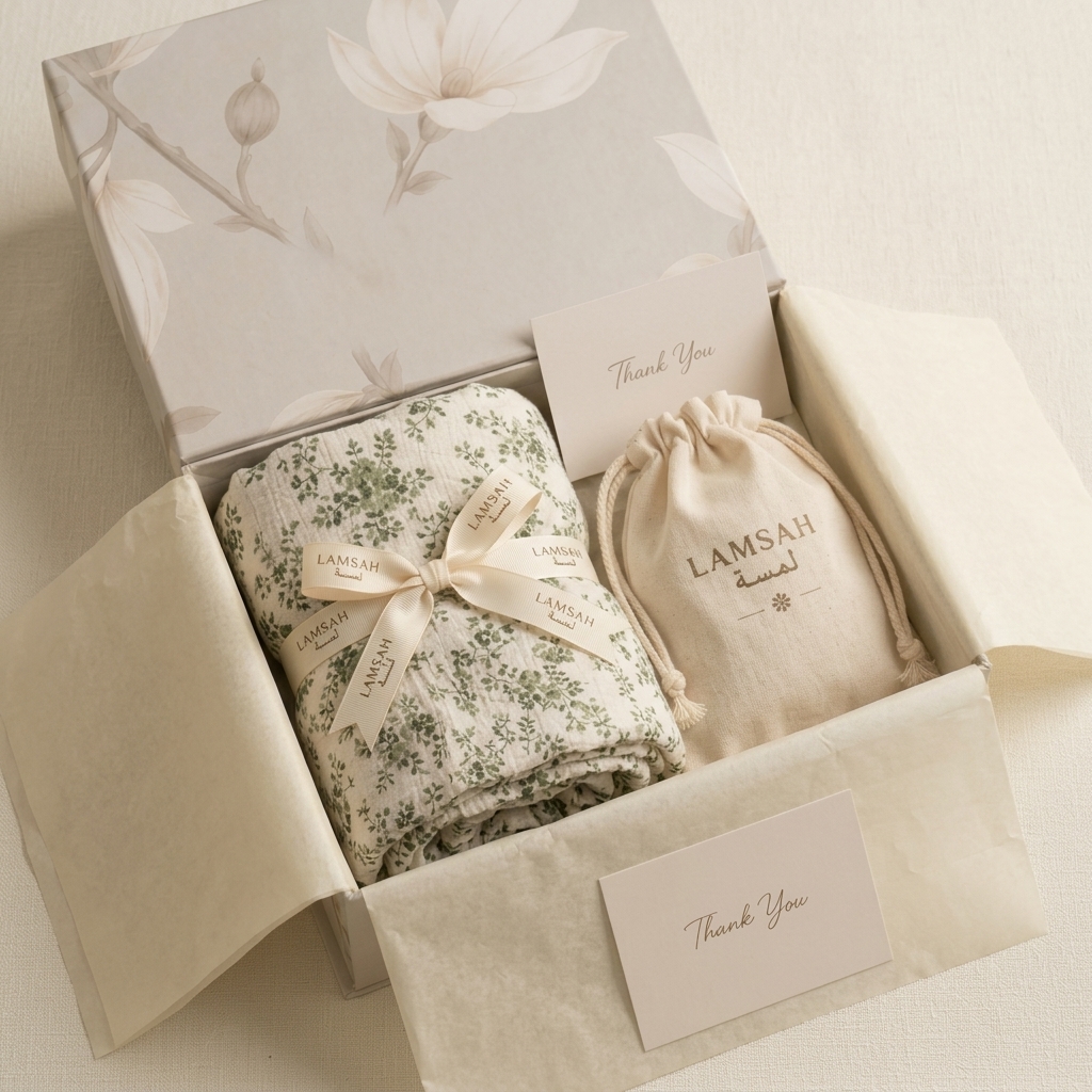 Rayhan in LAMSAH gift packaging