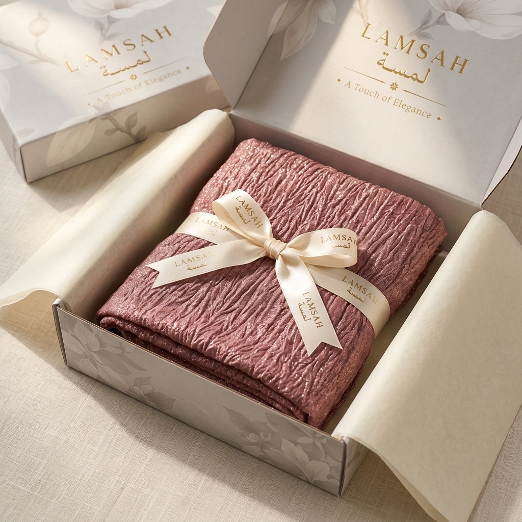 Gulabi in LAMSAH gift packaging