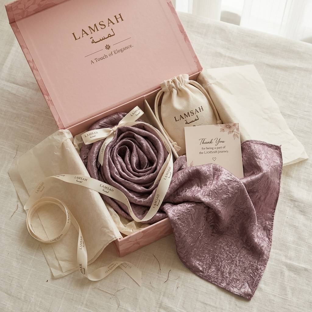 Khamri in LAMSAH gift packaging