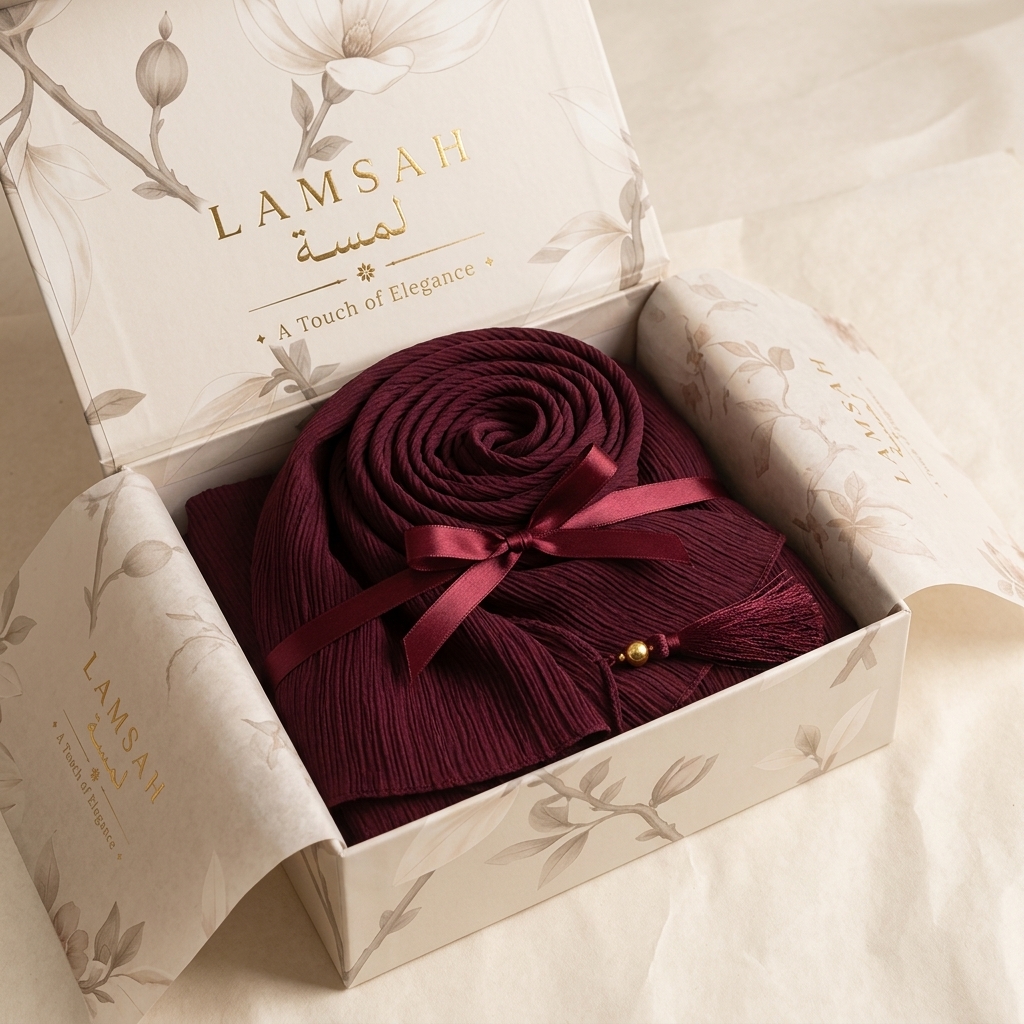 Lulu in LAMSAH gift packaging