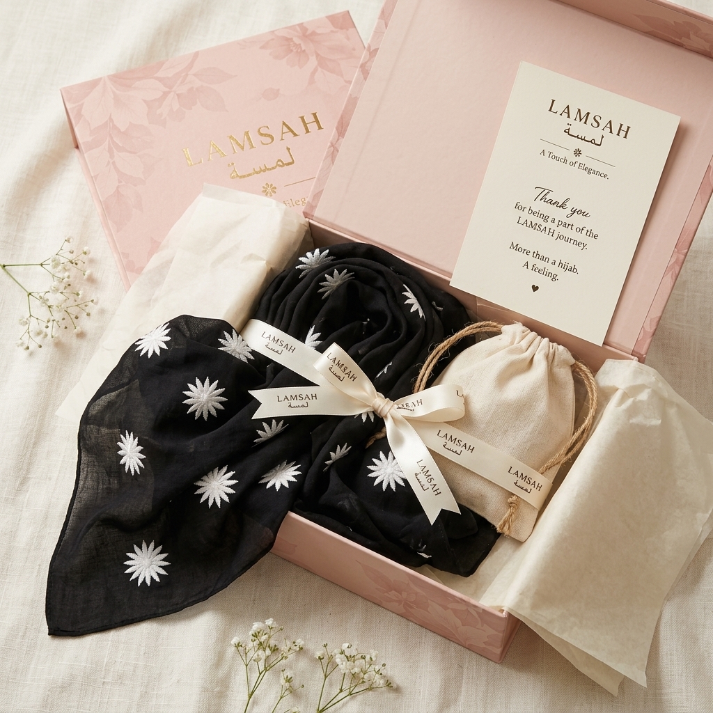 Layl in LAMSAH gift packaging