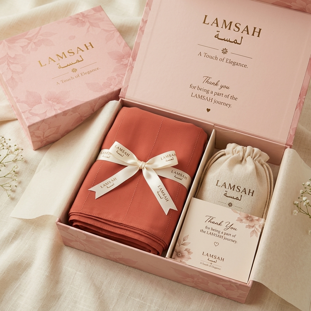 Marjan in LAMSAH gift packaging