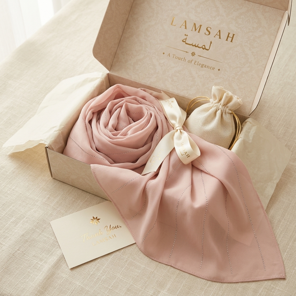 Naseem in LAMSAH gift packaging