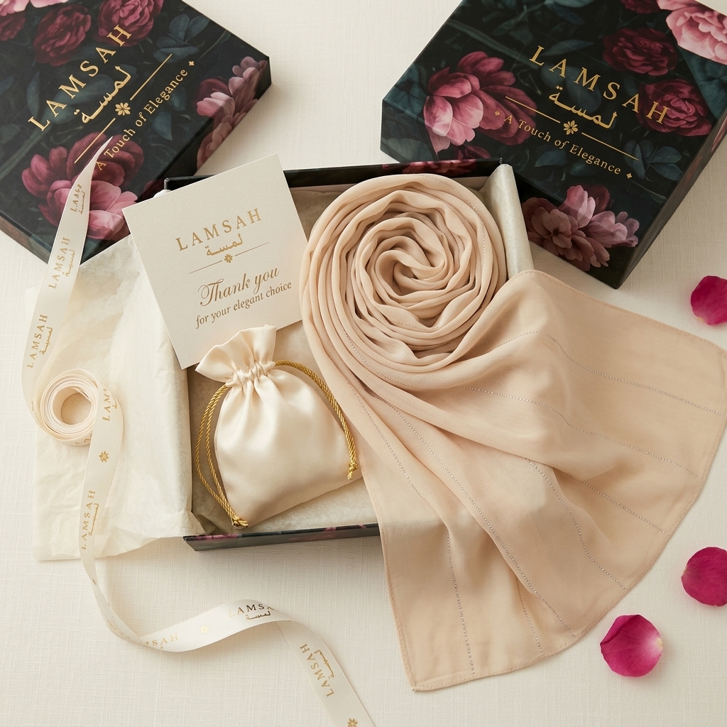 Sadaf in LAMSAH gift packaging