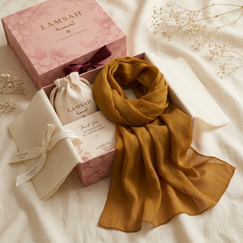 Zahab in LAMSAH gift packaging