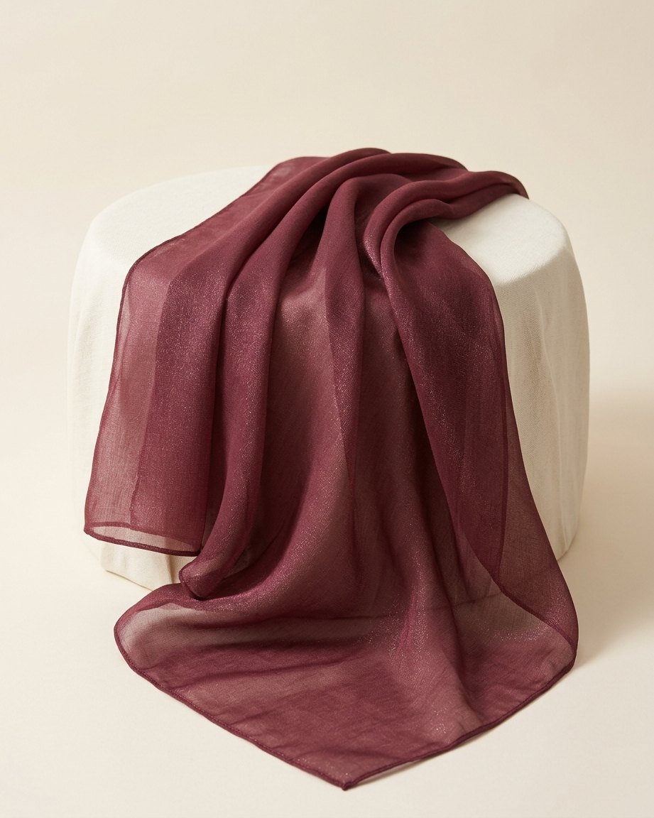 LAMSAH Hijab hijab in Wine